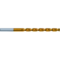 Guhring Drill, 1/4 Taper length, GT 100 Parabolic, HSS, Firex Coat