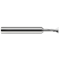 .062 D x 30 DEG x .005 R DOVETAIL, SHORT