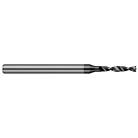 4.851 mm Drill DIA x 32.000 mm Flute Length - 2 FL - Amorphous Diamond Coated
