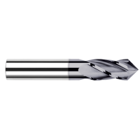 6 mm D x 90 CARB DRILL/MILL, 4 FL, AlTiN