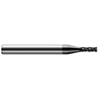 4 FL - 0.2500" (1/4) Cutter DIA x 0.0500" Radius x 0.7500" (3/4) LOC  - Amorphous Diamond Coated