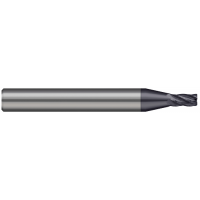 5 FL - 0.1875" (3/16) Cutter DIA x 0.0100" Radius x 0.2850" LOC  - AlTiN Coated