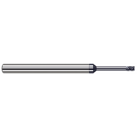 5 FL - 0.1875" (3/16) Cutter DIA x 0.0050" Radius x 0.2850" LOC x 1.5000" (1-1/2) Reach - AlTiN Nano Coated