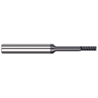 5 FL - 0.2500" (1/4) Cutter DIA x 0.7500" (3/4) LOC x 1.2500" (1-1/4) Reach - AlTiN Nano Coated