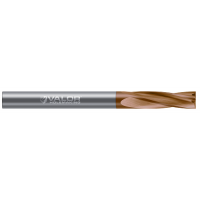 0.0625" (1/16) Cutter DIA x 0.250" (1/4) Flute Length  - 4 FL - Val-Max X Coated