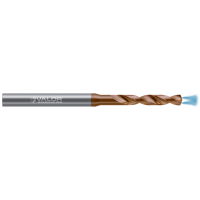 4.394 mm (0.1730") Drill DIA x 21.95 mm (0.864") Max Drill Depth - 2 FL - Val-Max X Coated
