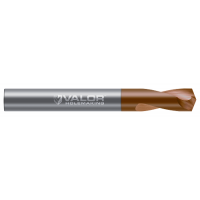 8.000 mm (0.3150") Drill DIA x 20.00 mm (0.787") Flute Length- 135° - 2 FL - Val-Max X Coated