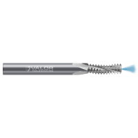 M8-1.25 - 0.235 mm Cutter DIA x 0.625 mm LOC - 3 FL